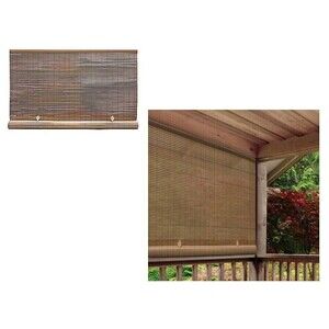 Radiance, Cord Free 1/4 Inch  PVC Shade, tan, 60 Inches X 72 Inches Roll u